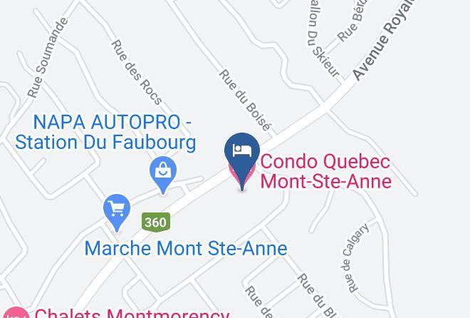 La Cote De Beaupre Regional County Municipality - Condo Quebec Mont Ste Anne Maps