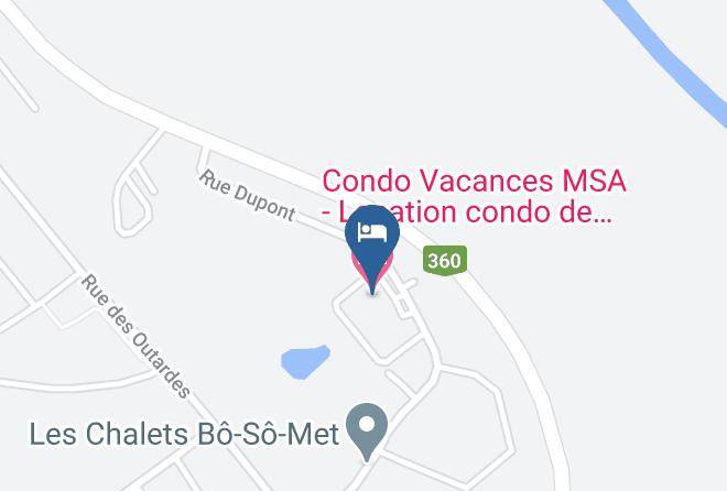 La Cote De Beaupre Regional County Municipality - Condo Vacances Msa Location Condo De Ski Mont Sainte Anne Maps