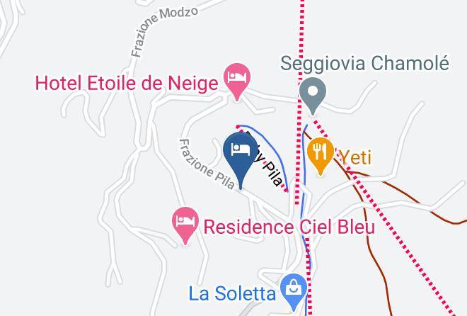 Aosta - Condominio Bellevue Maps