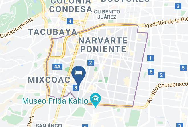 Benito Juarez - Condominio Del Valle Maps