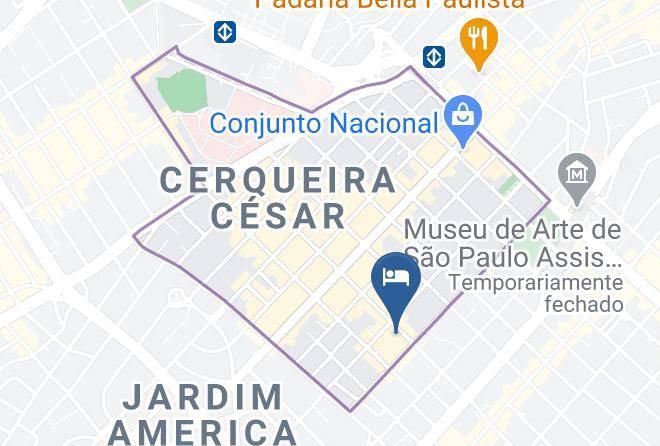 Sao Paulo Jardim Paulista - Condominio Do Edificio Lorena 1157 Maps