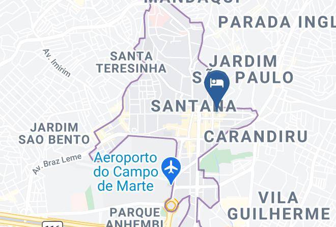Sao Paulo Santana - Plaza Inn Small Town Maps