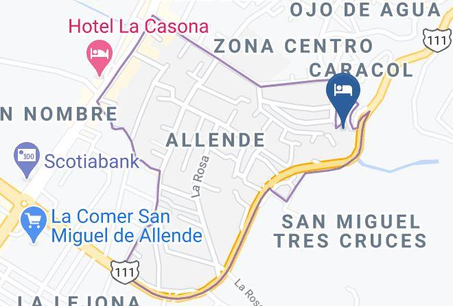 San Miguel De Allende - Condominio El Caracol Maps