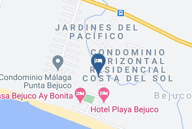 Parrita - Condominio El Rincon Playa Bejuco Maps