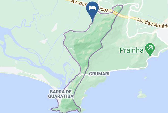 Rio De Janeiro Barra De Guaratiba - Condominio Sitio Pedra Bonita Maps