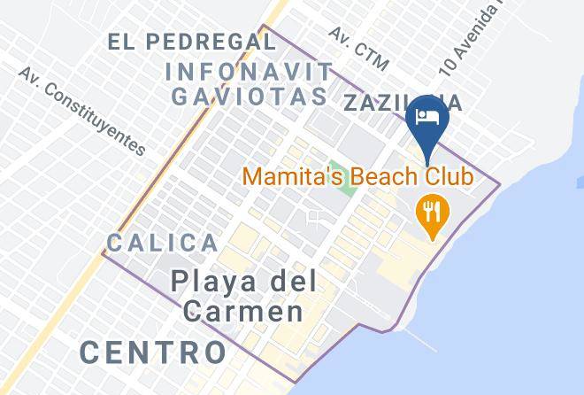 Solidaridad - Condominio Terrazas Playa Del Carmen Maps