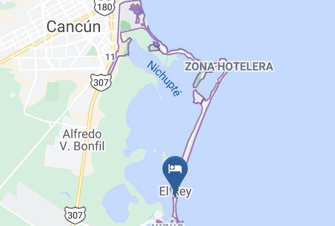 Benito Juarez - Condominios Y Suites Brisas Cancun Maps