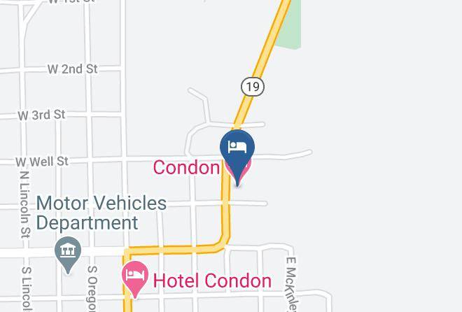 Gilliam - Condon Motel Maps