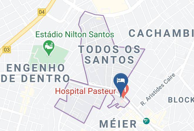 Rio De Janeiro Meier - Condor Hotel Maps