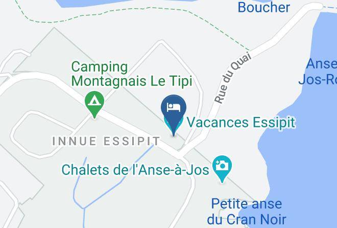 La Haute Cote Nord Regional County Municipality - Condos Hotels Natakam Communaute Autochtone Maps