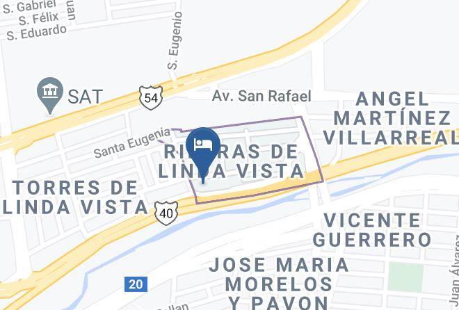 Guadalupe - Confort Ejecutivo Suites Maps