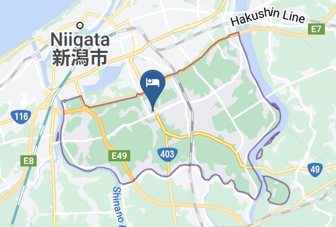Niigata City Konan Ward - Confort Inn Niigata Kameda Maps