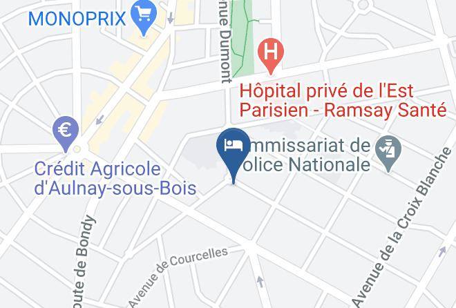 Seine St Denis - Confotel Aulnays Maps