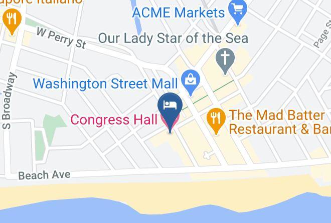 Cape May - Congress Hall Maps