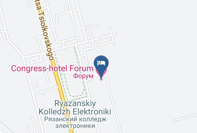Ryazan - Congress Hotel Forum Maps
