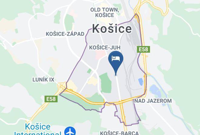 Kosice Juh - Congress Hotel Roca Kosice Maps