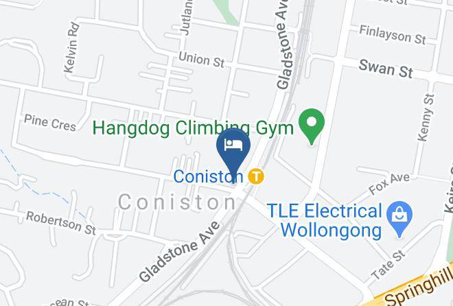 Wollongong - Coniston Hotel Wollongong Maps