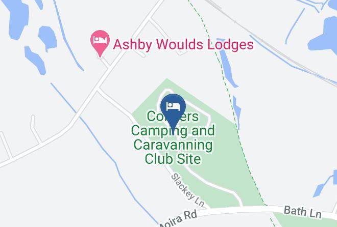 Leicestershire - Conkers Camping And Caravanning Club Site Maps