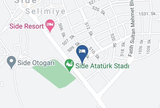 Manavgat - Conny's Hotel Maps