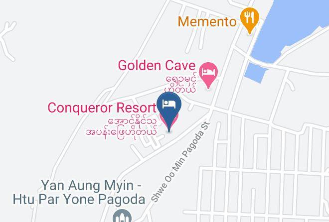 Taunggyi - Conqueror Resort Hotel Maps