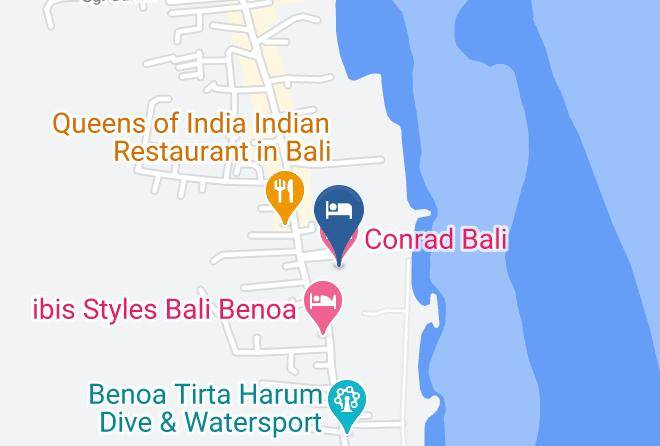 Badung Regency - Conrad Bali Maps