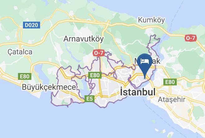 Conrad Istanbul Bosphorus Map - Istanbul - Besiktas