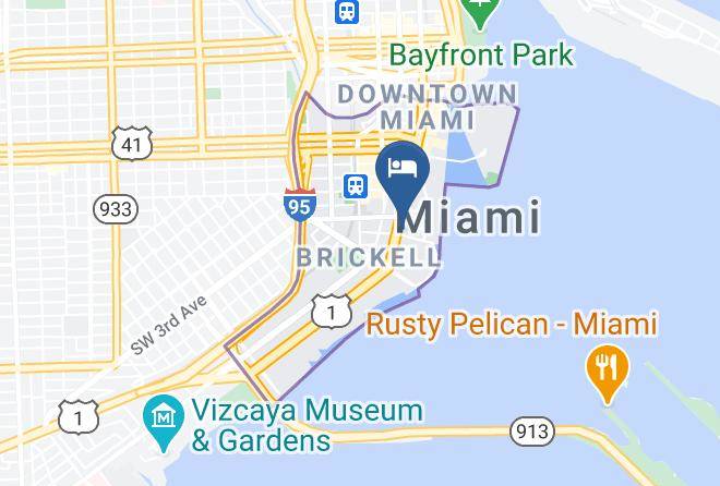 Miami Dade - Hotel AKA Brickell Maps