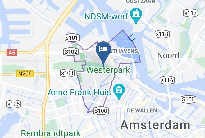 Conscious Hotel Westerpark Map