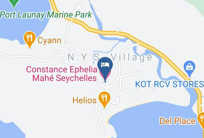 Constance Ephelia Mahe Seychelles Map