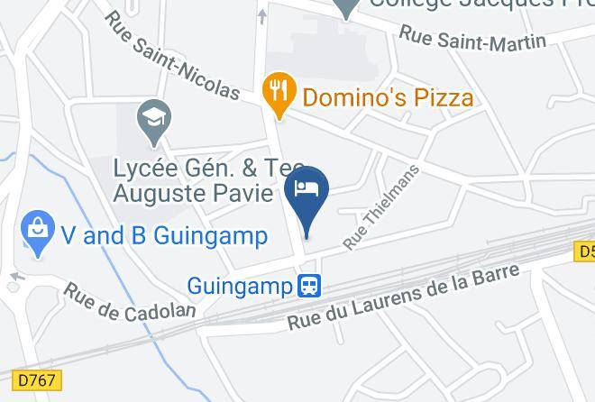 Cotes D Armor - Contact Hotel De L'arrivee Maps