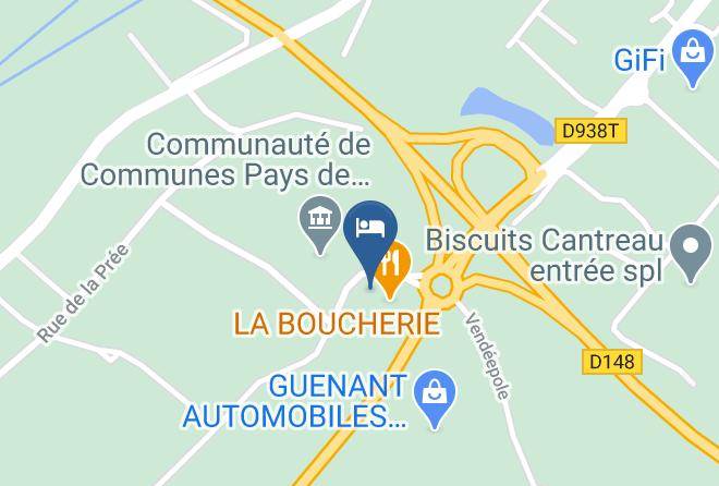 Vendee - Contact Hotel Fontenay Maps