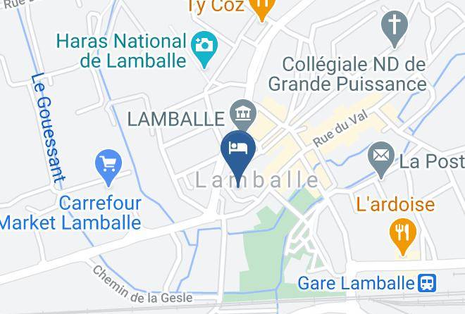 Cotes D Armor - Contact Hotel Hotel Le Lion D'or Lamballe Maps