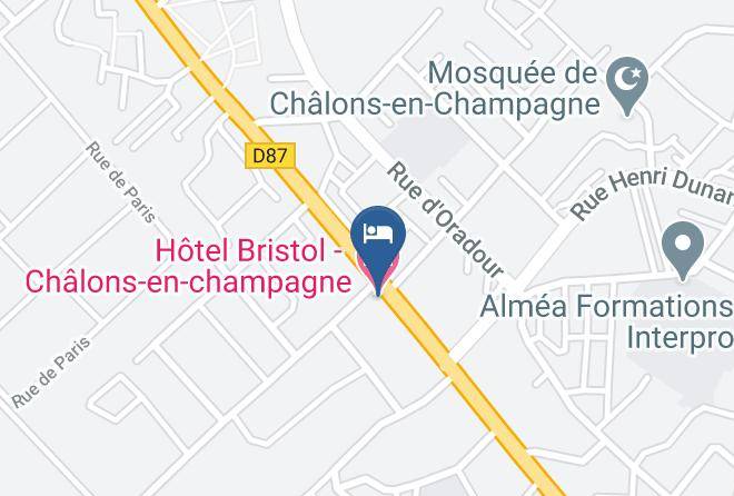 Marne - Hotel Bristol Chalons En Champagne Maps