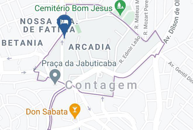 Contagem - Contagem Centro Hotel Maps