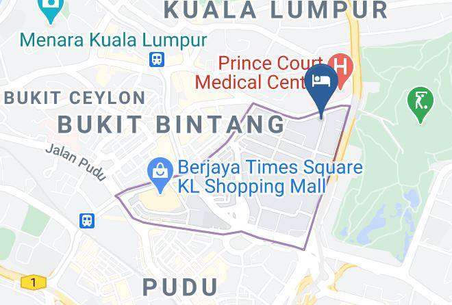 Kuala Lumpur - Container Hotel Maps