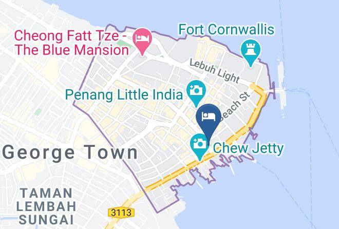 Georgetown - Container Hotel Penang Maps