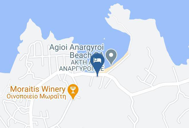 Paros - Contaratos Beach Hotel Maps