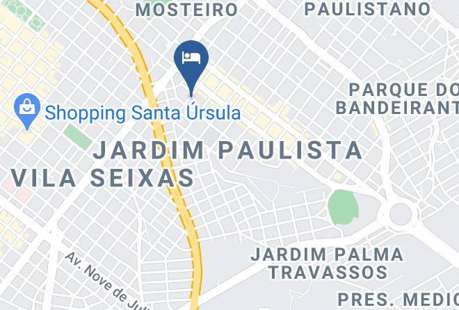 Ribeirao Preto - Contato Pousada Vila Paulista Maps