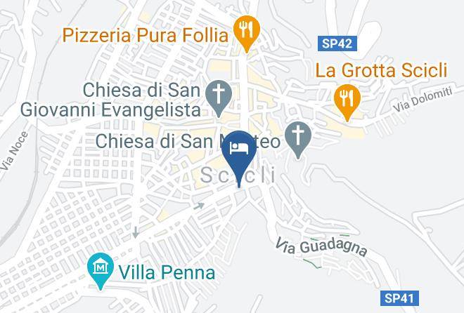 Ragusa - Conte Ruggero B&b Maps