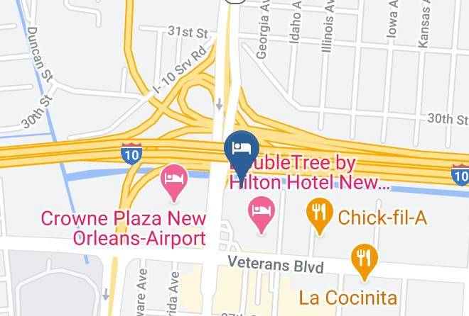 Jefferson Par - Contempra Inn Maps