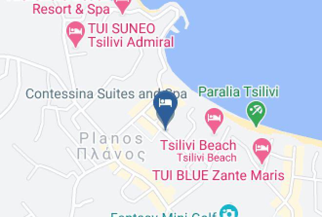 Zakinthos - Contessina Suites And Spa Maps
