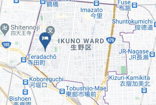 Osaka City Ikuno Ward - Contexted Osaka Maps