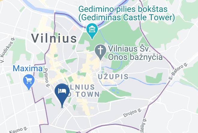 Vilnius - Conti Hotel Maps