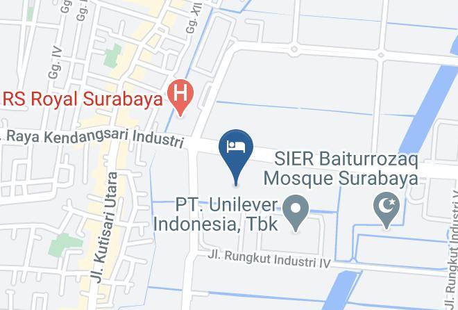 Kota Surabaya - Continent My Tower Hotel Maps
