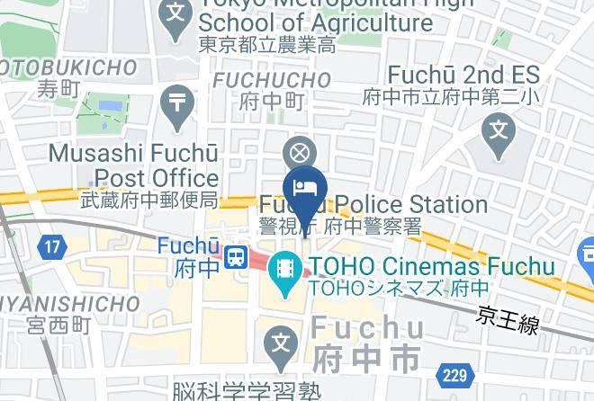 Continental Fuchu Hotel Map