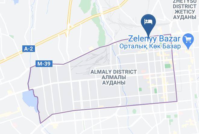 Almaty City - Continental Hotel Maps