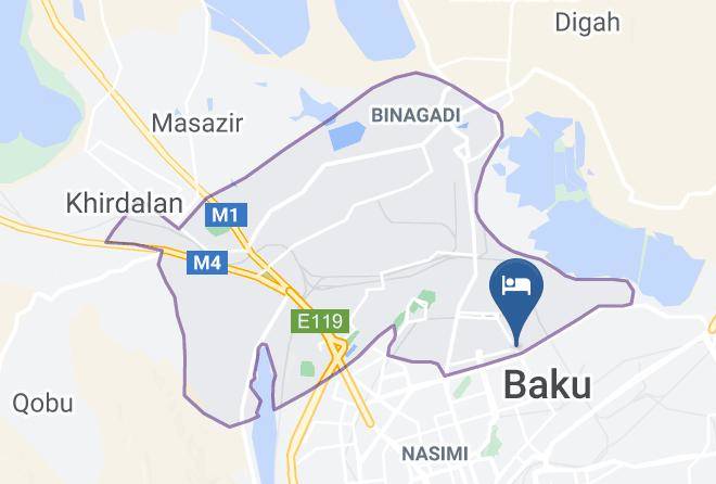 Baki - Continental Hotel Baku Maps