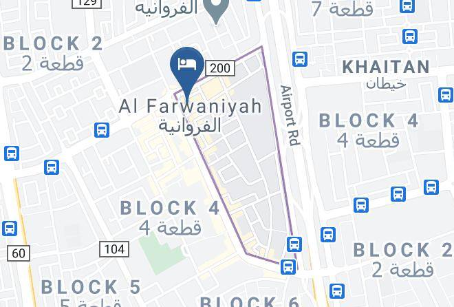 Al Farwaniya - Continental Inn Hotel Maps