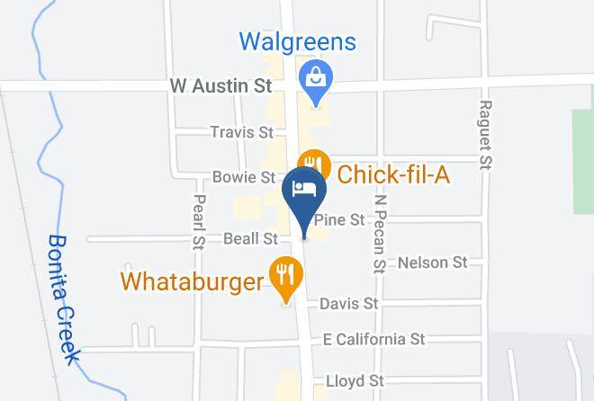 Nacogdoches - Continental Inn & Suites Maps