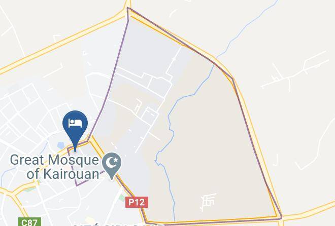 Tunisia - Continental Hotel Maps